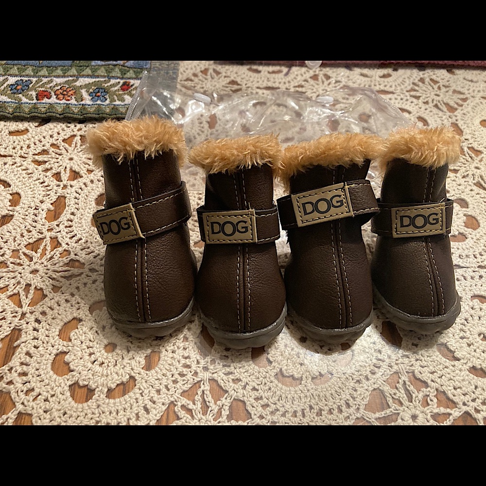 Winsoon Dog Pet Winter Boots 4 pcs Size 3